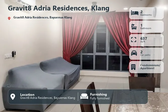 2R1B Condo @ Gravit8 Adria Residences, Klang