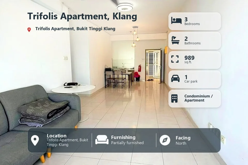 3R2B Endlot Condo @ Trifolis Apartment, Klang