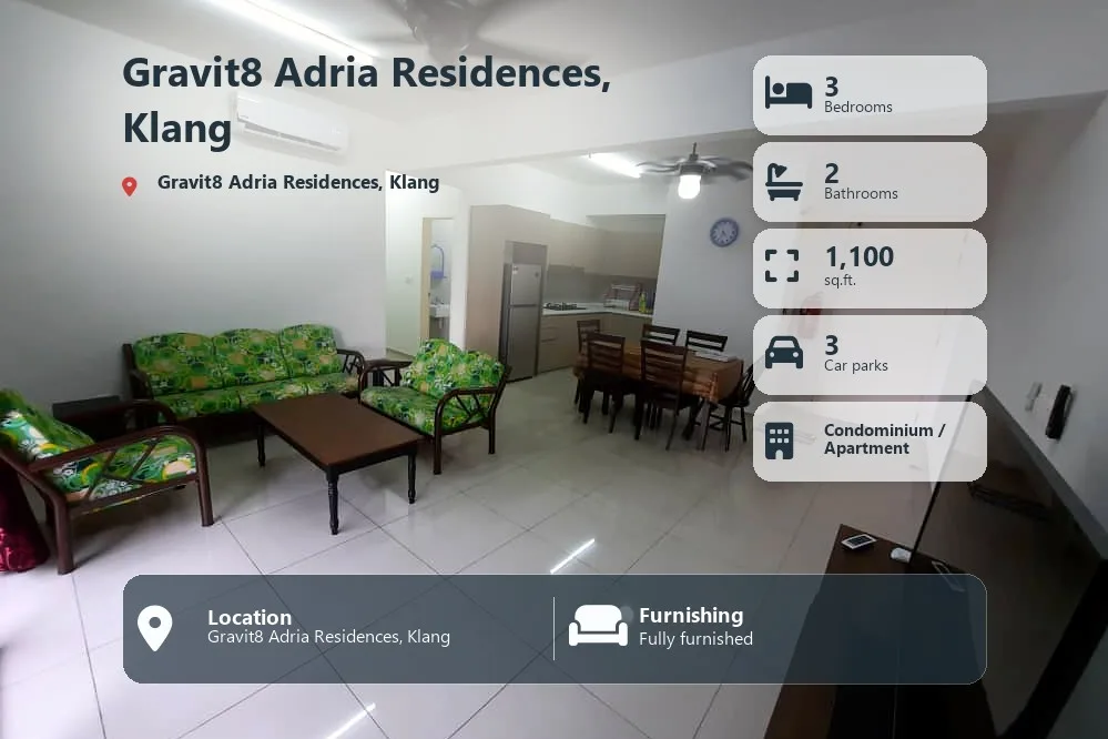 3R2B Condo @ Gravit8 Adria Residences, Klang
