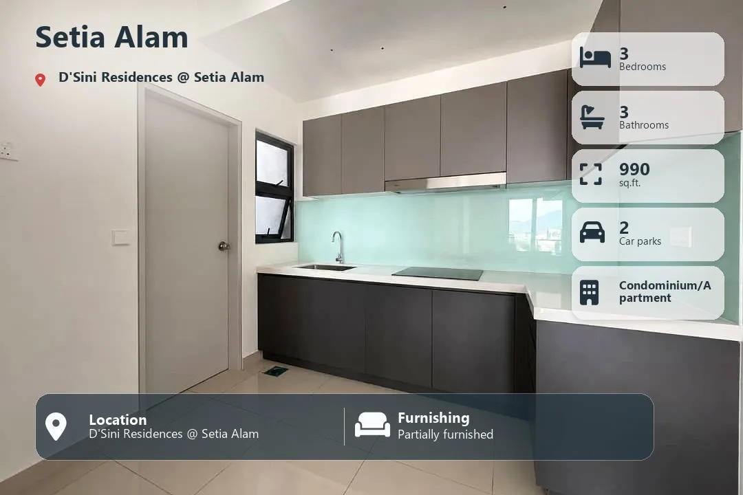 3R3B Condo @ D'Sini Residences @ Setia Alam