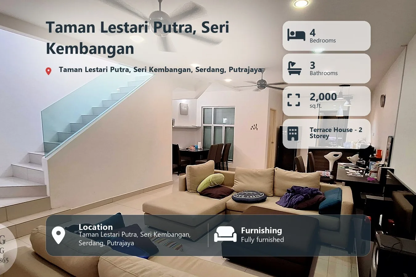 Double Storey Terrace @ Taman Lestari Putra, Seri Kembangan