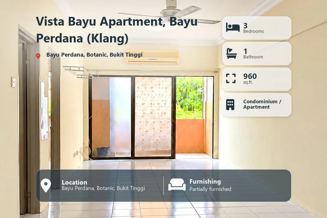Vista Bayu Apartment, Bayu Perdana (Klang)