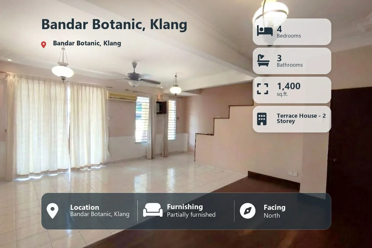 2-Storey Extended Terrace House @ Bandar Botanic, Klang