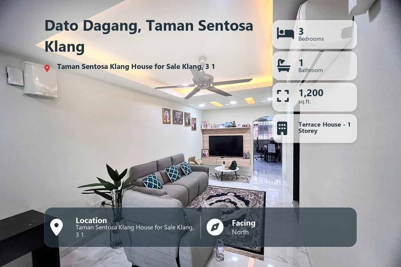 3R1B Single Storey House @ Dato Dagang, Taman Sentosa Klang